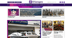 Desktop Screenshot of elsonajero.com